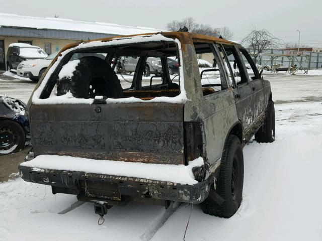 1GNDT13W0N2197687 - 1992 CHEVROLET BLAZER S10 BURN photo 4