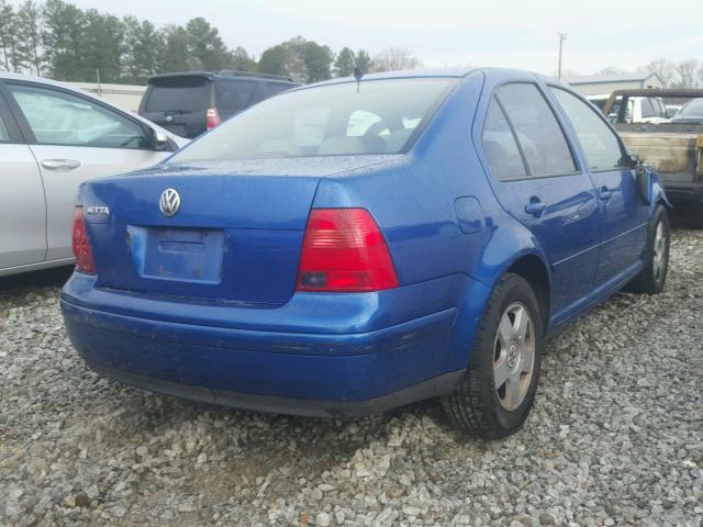 3VWSK29M41M065045 - 2001 VOLKSWAGEN JETTA GLS BLUE photo 4