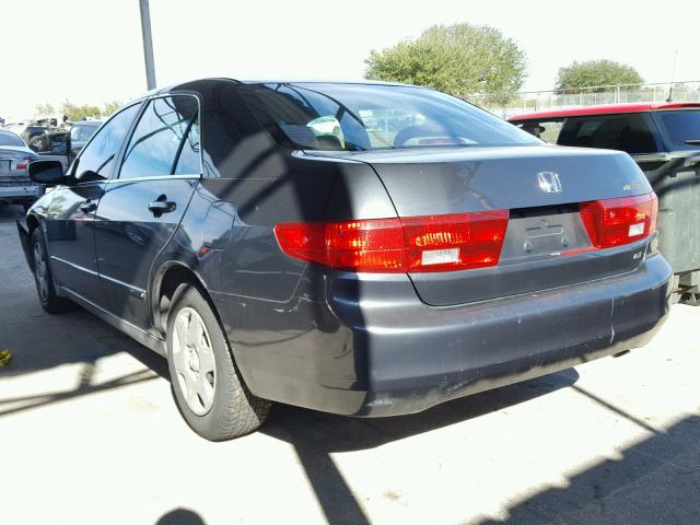 1HGCM56415A116917 - 2005 HONDA ACCORD LX GRAY photo 3