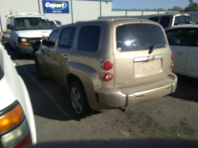 3GNDA13D77S535081 - 2007 CHEVROLET HHR LS GOLD photo 3
