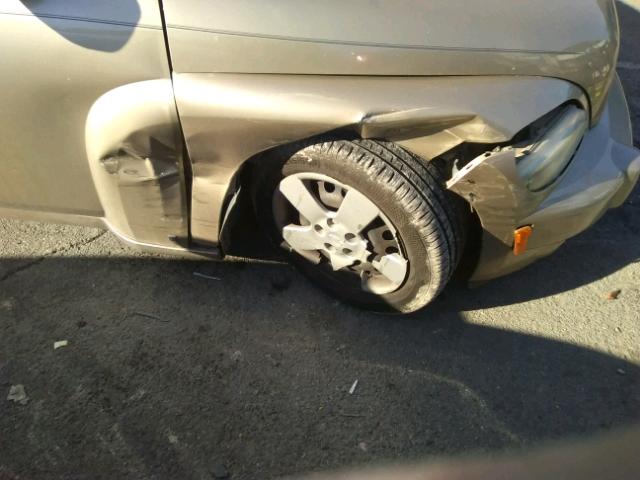 3GNDA13D77S535081 - 2007 CHEVROLET HHR LS GOLD photo 9