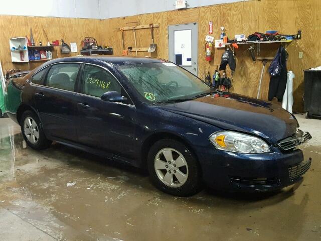 2G1WT57K191110426 - 2009 CHEVROLET IMPALA 1LT BLUE photo 1