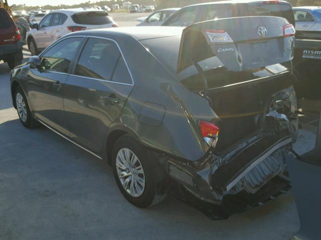 4T1BF1FK3DU675180 - 2013 TOYOTA CAMRY L GRAY photo 3