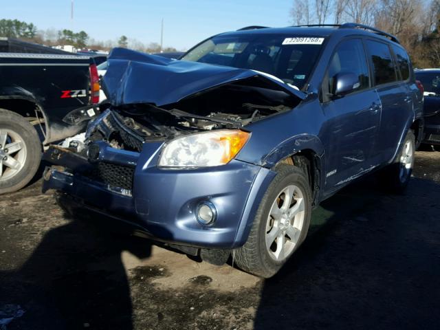 2T3YF4DV0BW086701 - 2011 TOYOTA RAV4 LIMIT BLUE photo 2