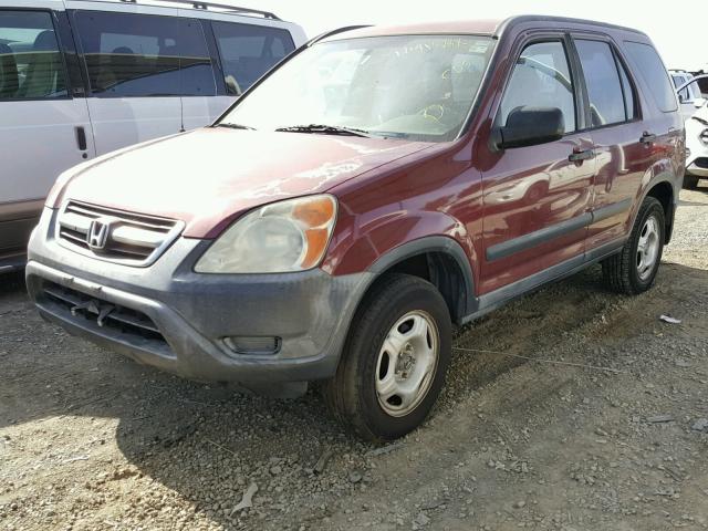 JHLRD78433C011821 - 2003 HONDA CR-V LX RED photo 2