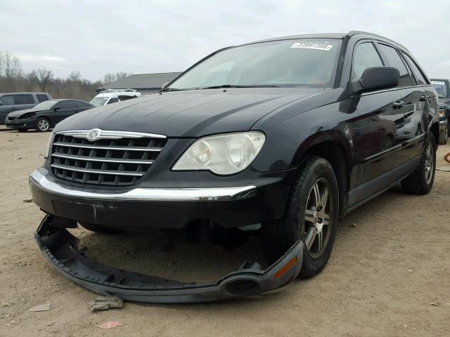 2A8GM68X77R115713 - 2007 CHRYSLER PACIFICA T BLACK photo 2