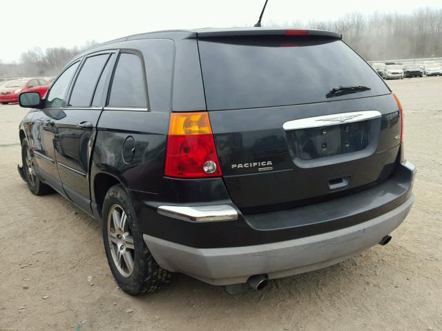 2A8GM68X77R115713 - 2007 CHRYSLER PACIFICA T BLACK photo 3