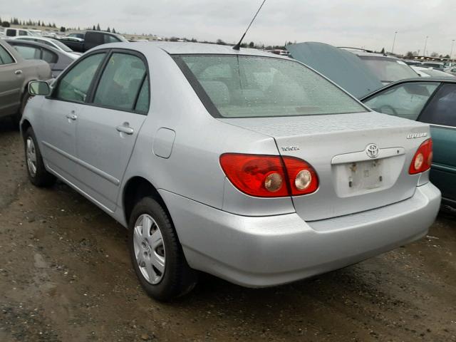 1NXBR32E36Z589230 - 2006 TOYOTA COROLLA CE SILVER photo 3