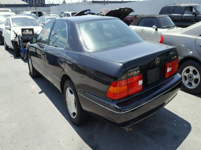 JT8BH28F2W0117057 - 1998 LEXUS LS 400 BLACK photo 3