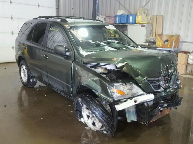 KNDJC733545228952 - 2004 KIA SORENTO EX GREEN photo 1