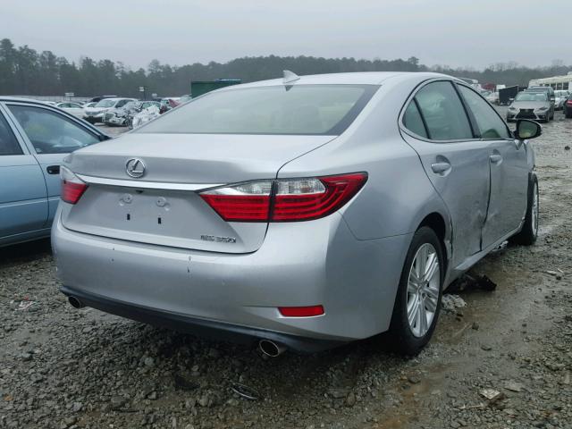 JTHBK1GG0F2185562 - 2015 LEXUS ES 350 SILVER photo 4