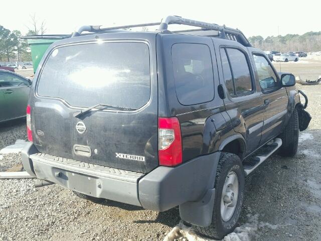 5N1ED28T82C512543 - 2002 NISSAN XTERRA XE BLACK photo 4