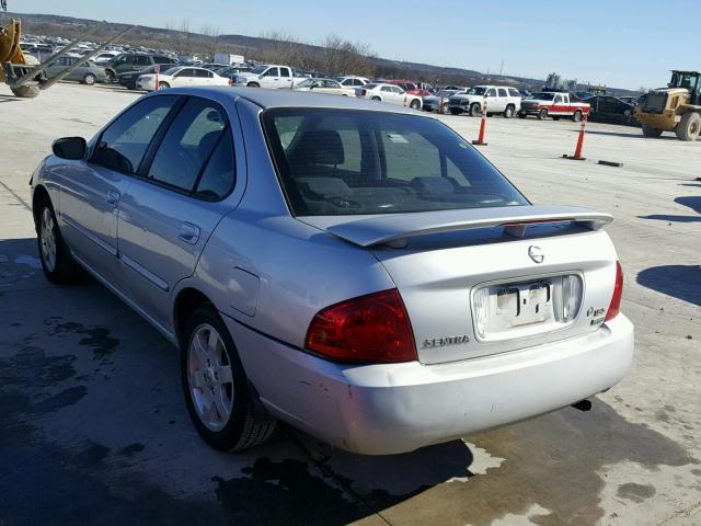 3N1CB51D26L532533 - 2006 NISSAN SENTRA 1.8 SILVER photo 3