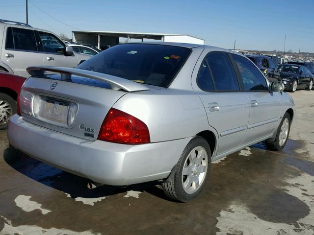 3N1CB51D26L532533 - 2006 NISSAN SENTRA 1.8 SILVER photo 4