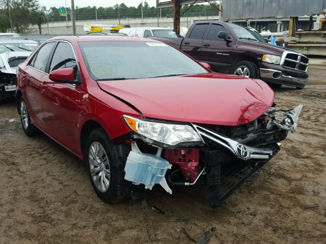 4T1BF1FK2EU857678 - 2014 TOYOTA CAMRY L RED photo 1