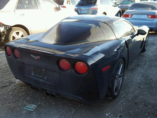 1G1YY25W385108656 - 2008 CHEVROLET CORVETTE BLACK photo 4