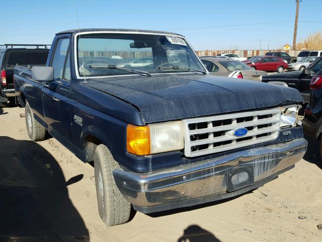 1FTDF15Y0MPB24349 - 1991 FORD F150 BLUE photo 1