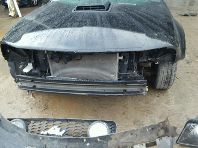 1ZVFT82H475252458 - 2007 FORD MUSTANG GT BLACK photo 9