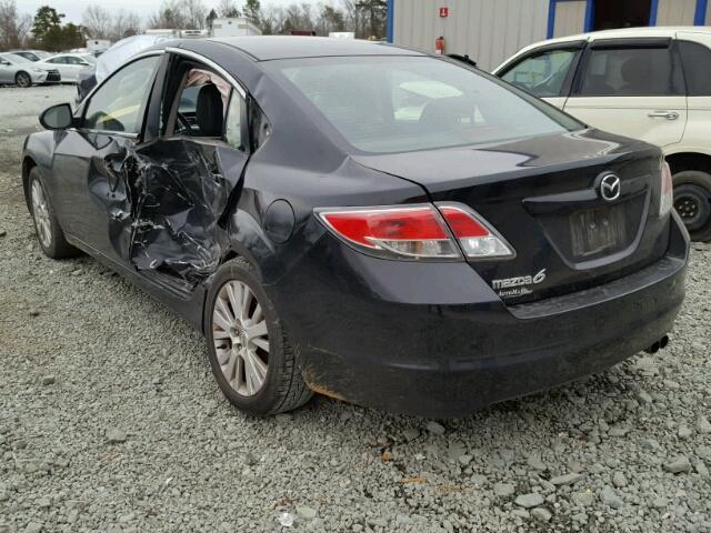 1YVHP82H395M43740 - 2009 MAZDA 6 I BLACK photo 3