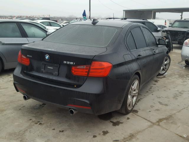 WBA3B9G54ENR92549 - 2014 BMW 335 XI BLACK photo 4