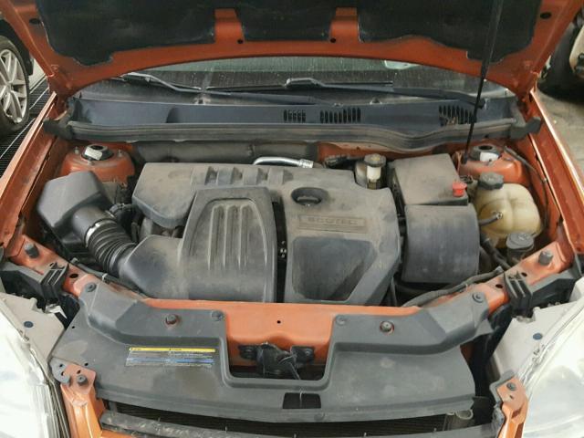 1G1AK15F367689185 - 2006 CHEVROLET COBALT LS ORANGE photo 7