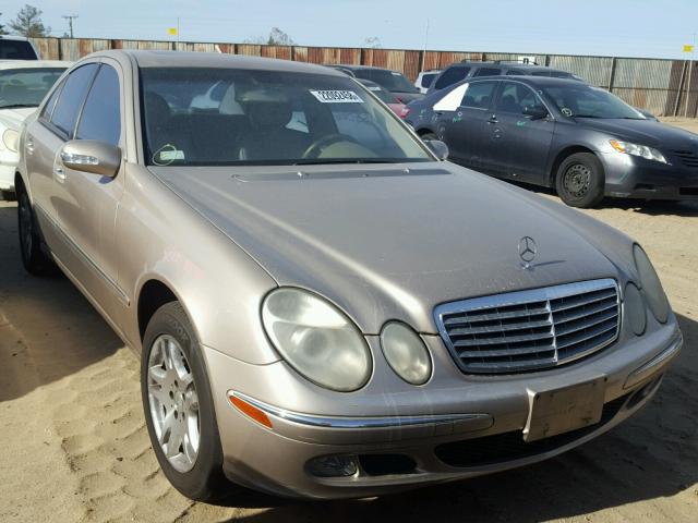 WDBUF65J04A468927 - 2004 MERCEDES-BENZ E 320 TAN photo 1