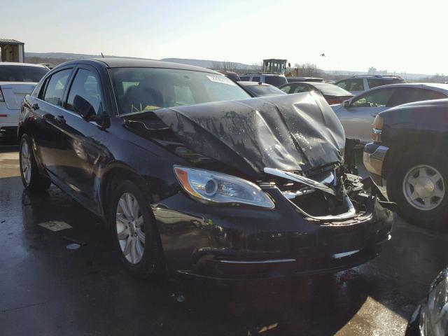 1C3CCBBB1CN299492 - 2012 CHRYSLER 200 TOURIN BLACK photo 1