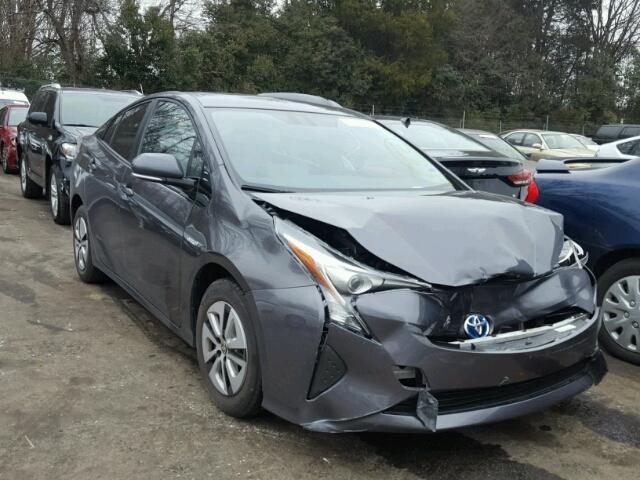 JTDKARFU3G3507519 - 2016 TOYOTA PRIUS CHARCOAL photo 1