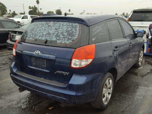 2T1KR32E23C072529 - 2003 TOYOTA MATRIX BLUE photo 4