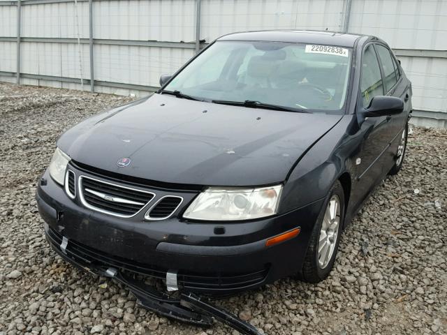 YS3FD49Y771103539 - 2007 SAAB 9-3 2.0T BLACK photo 2