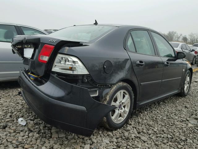 YS3FD49Y771103539 - 2007 SAAB 9-3 2.0T BLACK photo 4