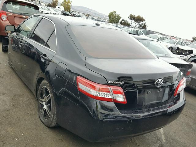 4T4BF3EK2BR186799 - 2011 TOYOTA CAMRY BASE BLACK photo 3