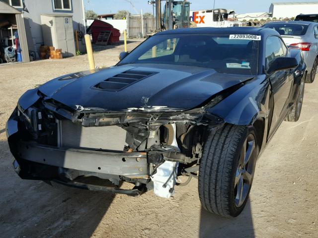 2G1FS1EWXE9199748 - 2014 CHEVROLET CAMARO SS Negro foto 2