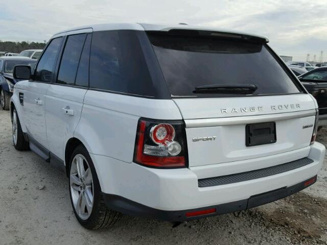 SALSK2D46DA811175 - 2013 LAND ROVER RANGE ROVE WHITE photo 3