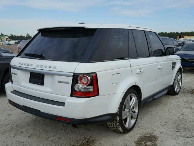 SALSK2D46DA811175 - 2013 LAND ROVER RANGE ROVE WHITE photo 4