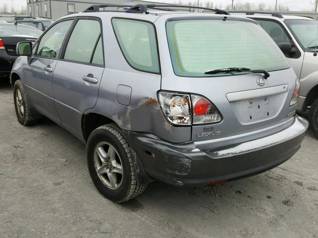 JTJHF10U620270795 - 2002 LEXUS RX 300 SILVER photo 3