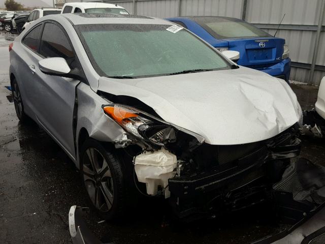 KMHDH6AE7DU012664 - 2013 HYUNDAI ELANTRA CO SILVER photo 1