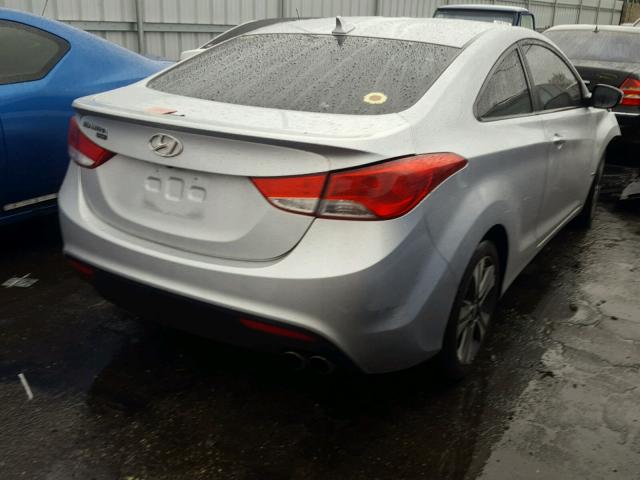 KMHDH6AE7DU012664 - 2013 HYUNDAI ELANTRA CO SILVER photo 4