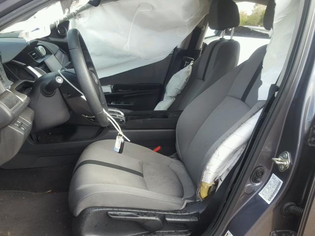 2HGFC2F86GH515909 - 2016 HONDA CIVIC EX გრაფიტი ფოტო 5