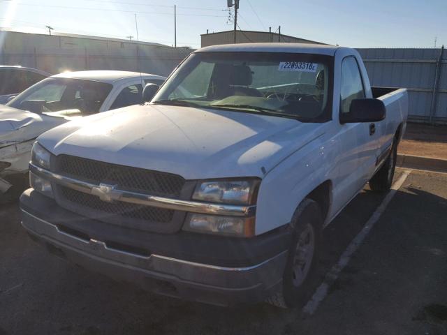 1GCEC14T83Z115341 - 2003 CHEVROLET SILVERADO WHITE photo 2