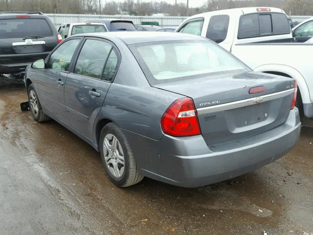 1G1ZS51806F202094 - 2006 CHEVROLET MALIBU LS ნაცრისფერი ფოტო 3