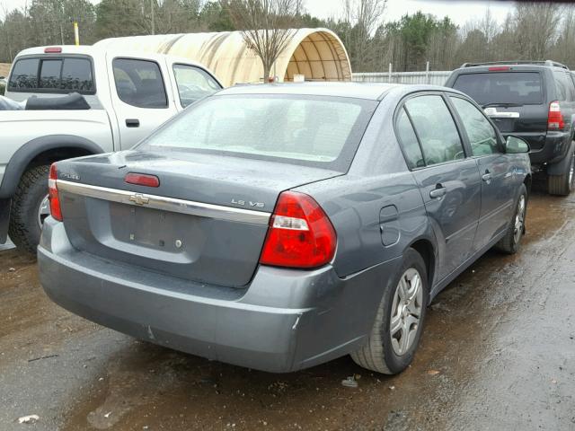 1G1ZS51806F202094 - 2006 CHEVROLET MALIBU LS ნაცრისფერი ფოტო 4