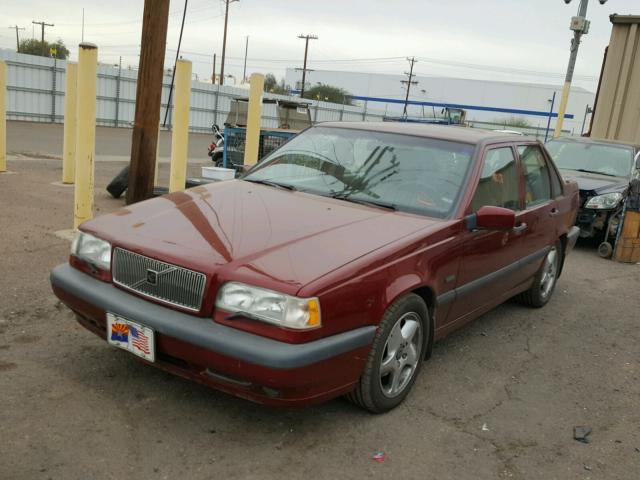 YV1LS5715S1217442 - 1995 VOLVO 850 RED photo 2