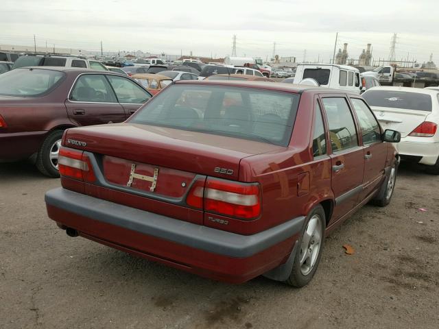 YV1LS5715S1217442 - 1995 VOLVO 850 RED photo 4