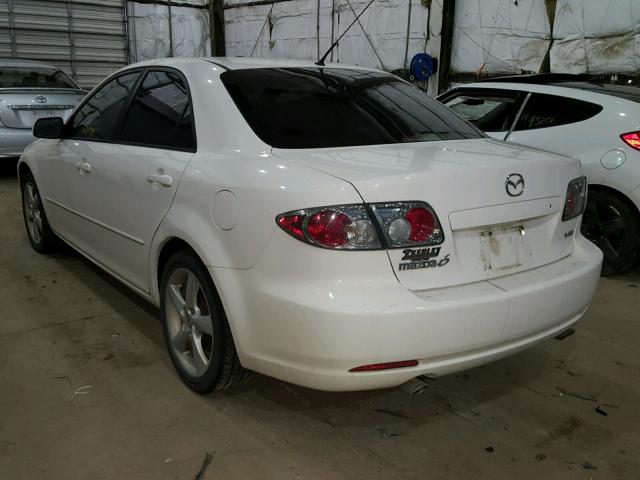 1YVHP80D665M51326 - 2006 MAZDA 6 S WHITE photo 3