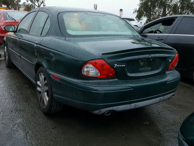 SAJEA53C82WC12672 - 2002 JAGUAR X-TYPE SPO GREEN photo 3