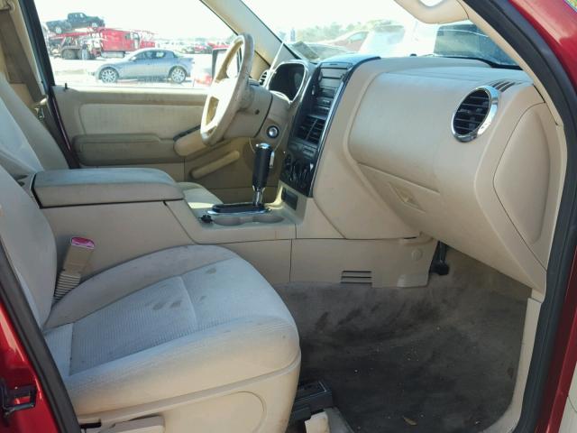 1FMEU63E36UB30503 - 2006 FORD EXPLORER X RED photo 5