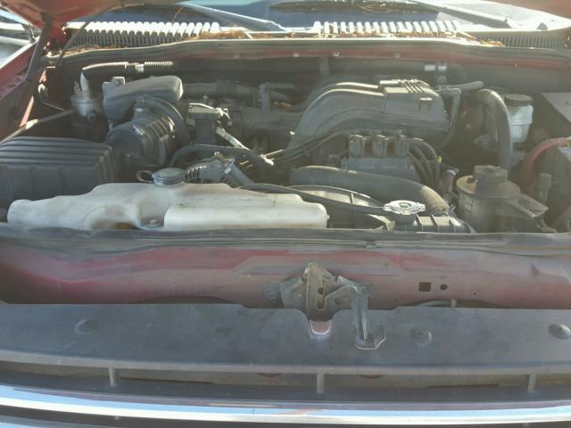 1FMEU63E36UB30503 - 2006 FORD EXPLORER X RED photo 7