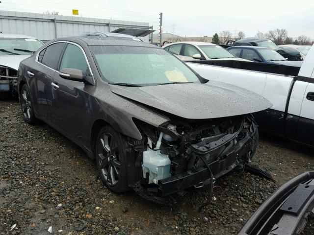 1N4AA5AP9DC845935 - 2013 NISSAN MAXIMA S BROWN photo 1