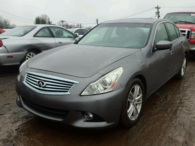 JN1CV6APXBM508679 - 2011 INFINITI G37 BASE GRAY photo 2